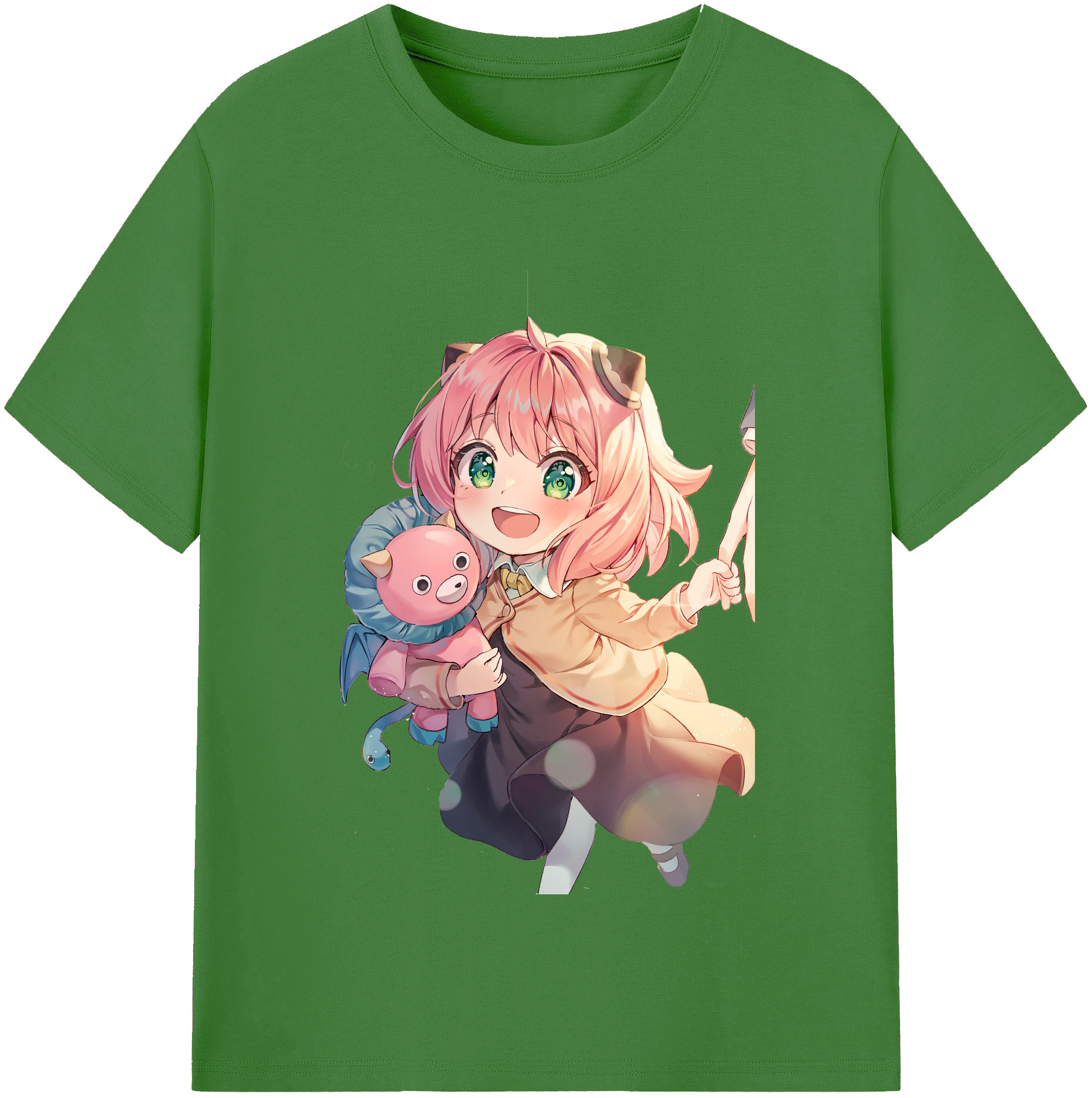 （画像用） SPY×FAMILY间谍家家酒 レディースカジュアルプリントTシャツ（綿100％）